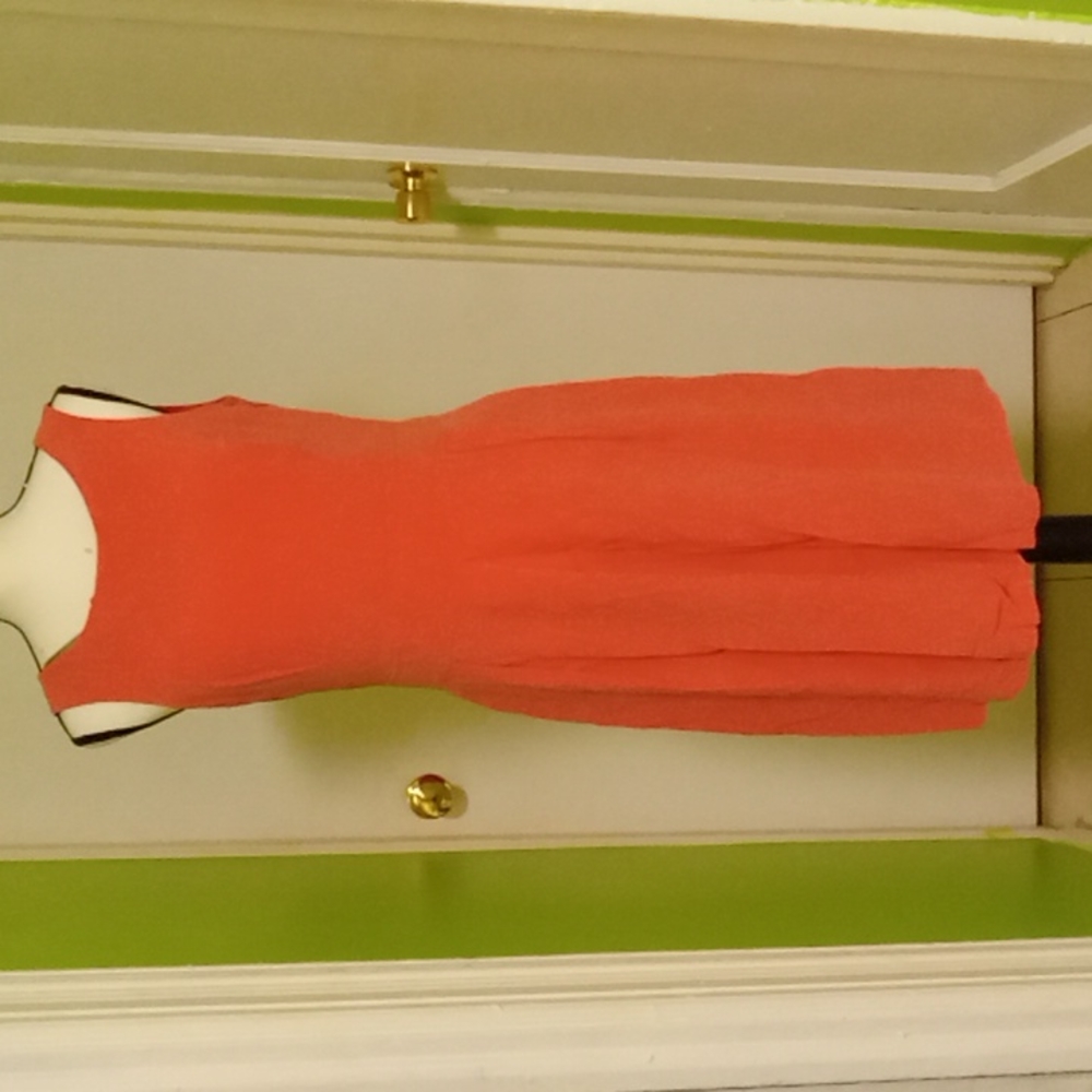 Pinkish orange dress